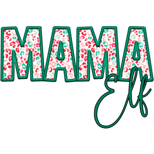 Mama Elf Colorful Seasonal Decorating Product