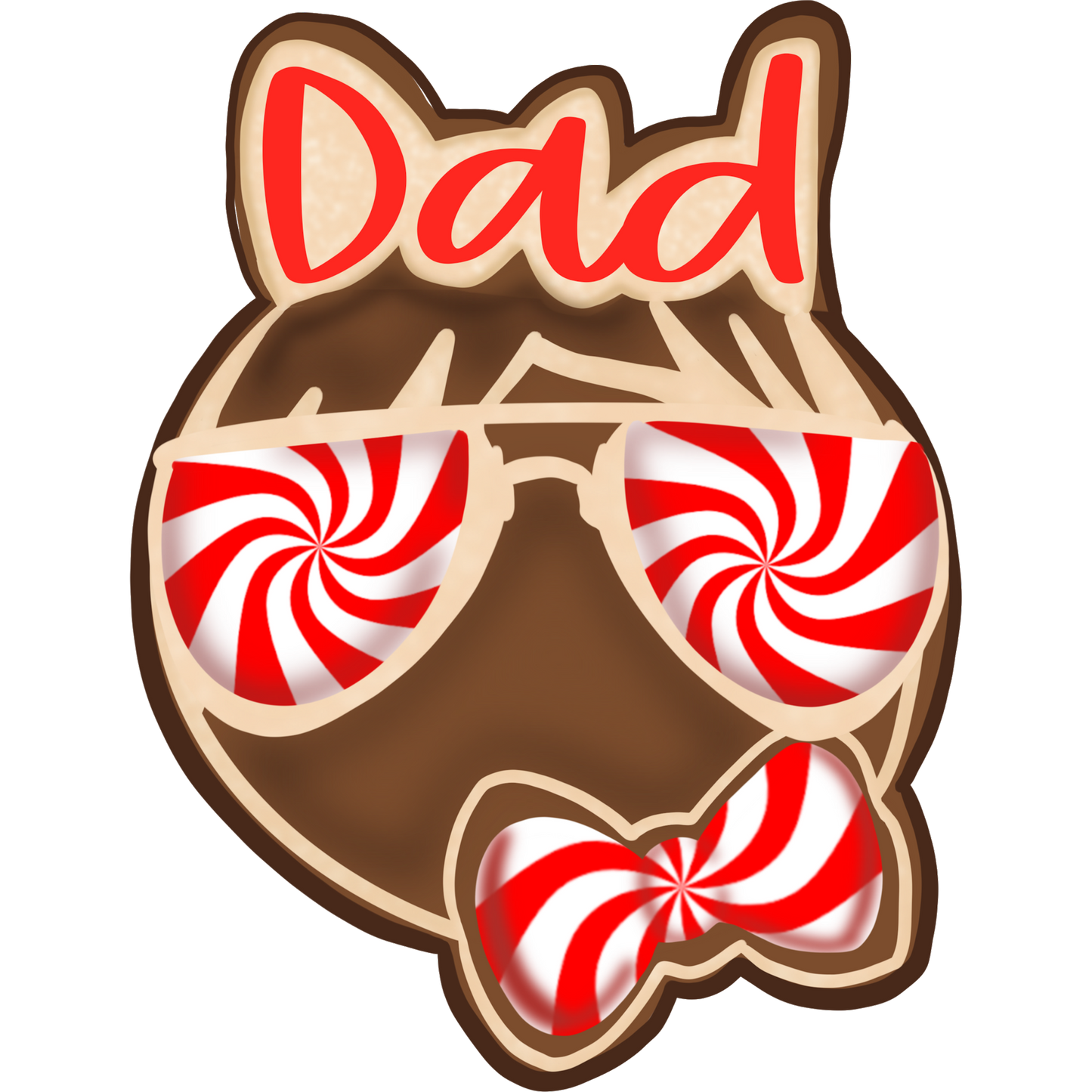 Dad with Peppermint Glasses and Bow Tie Product