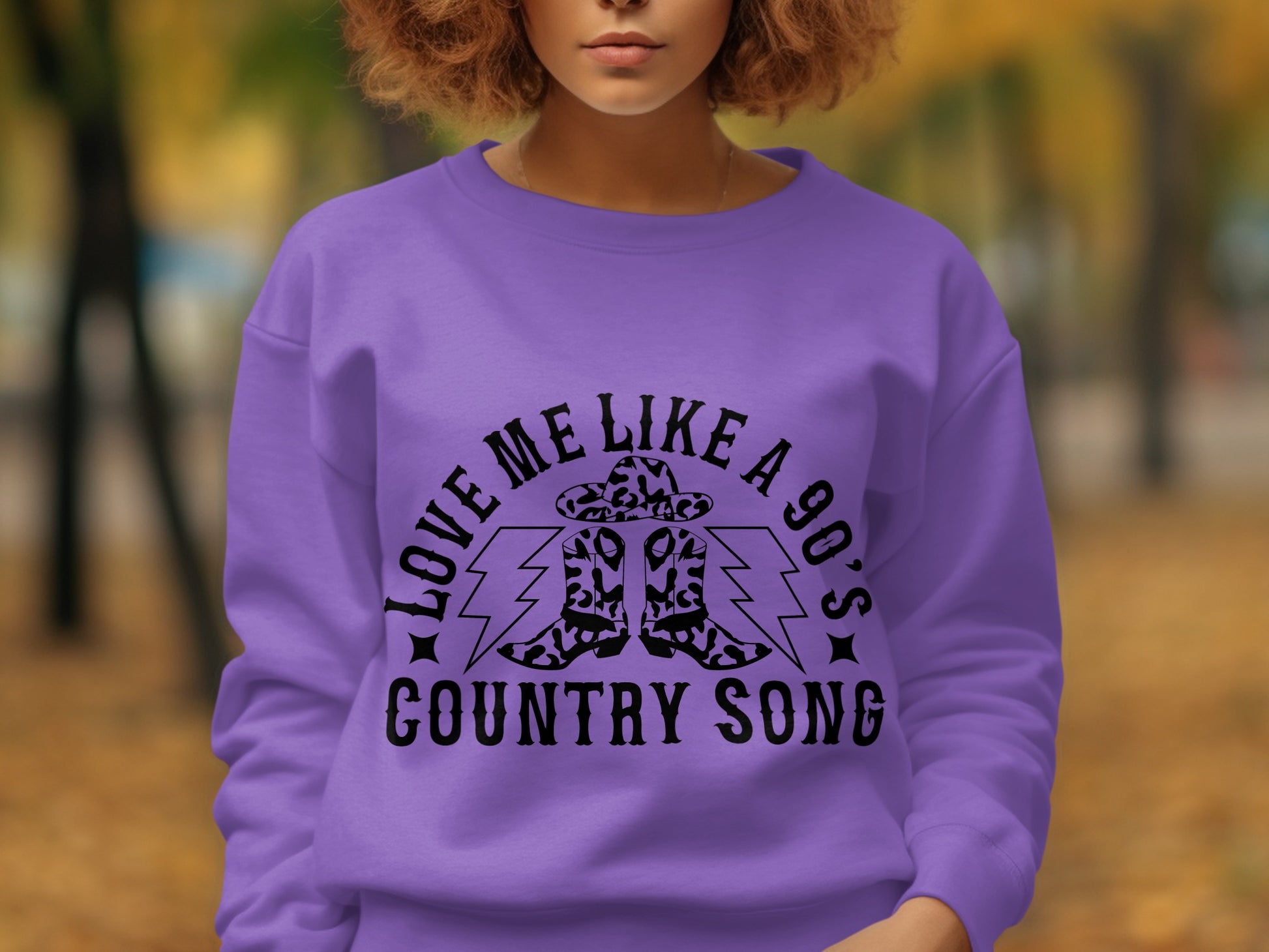 Love Me Like a 90's Country Song Sweatshirt