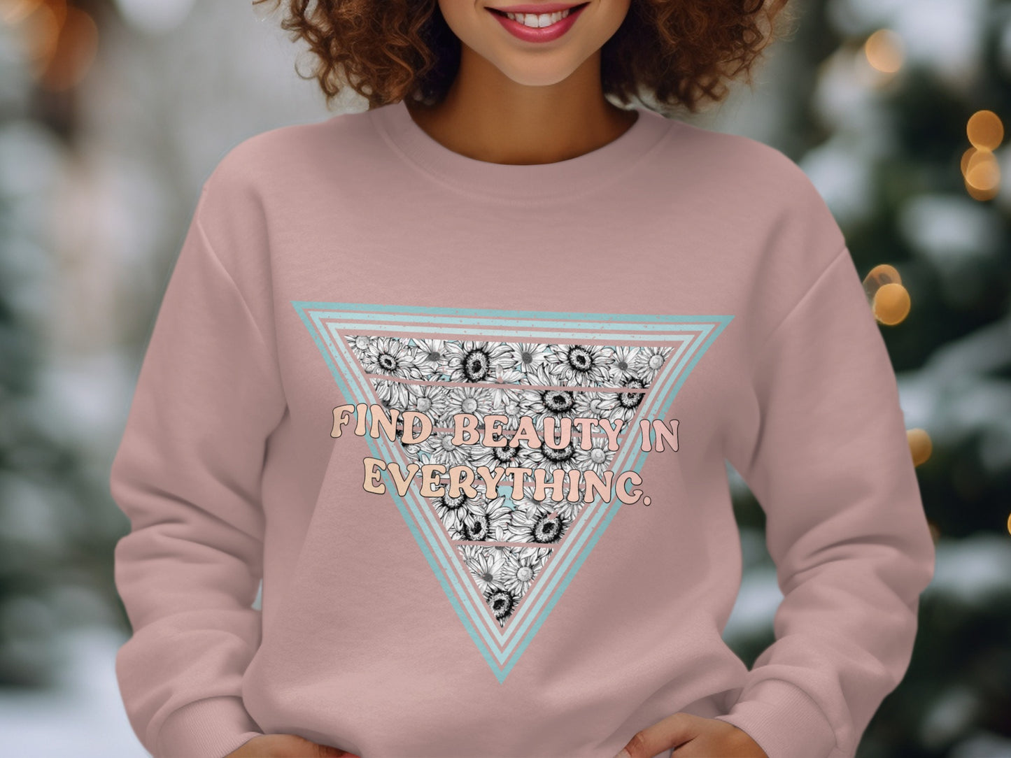 Find Beauty in Everything Graphic Sweatshirt Product