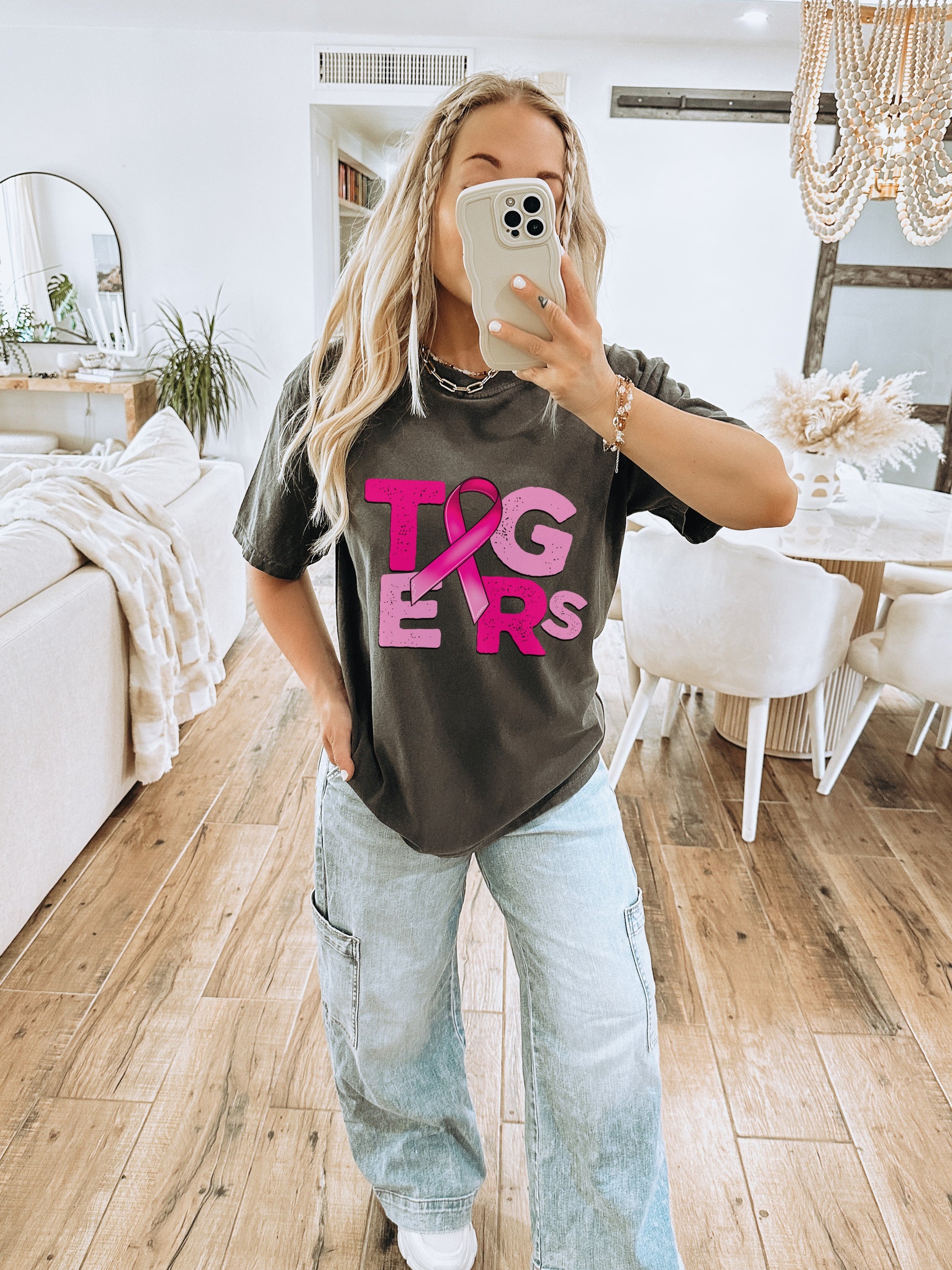 Stylish Awareness TIGERS Graphic Tee