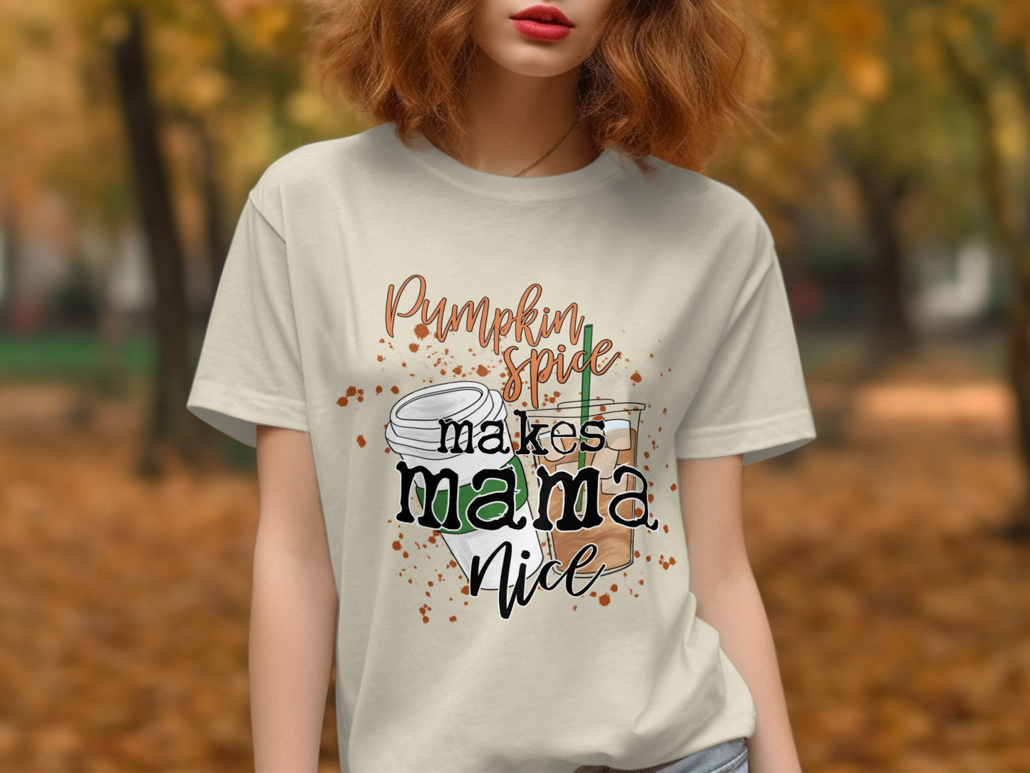 Pumpkin Spice Makes Mama Nice Casual T-shirt