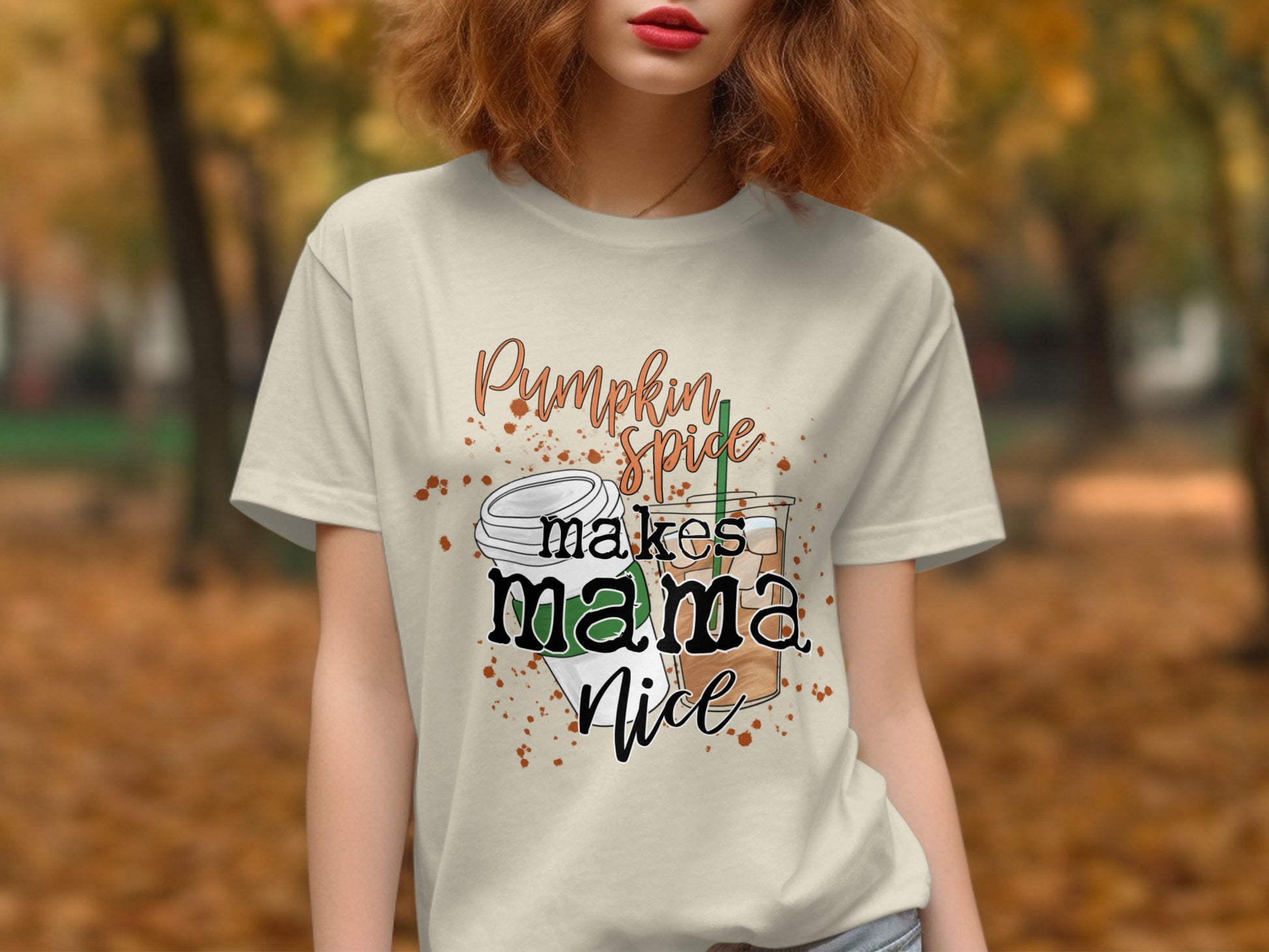 Pumpkin Spice Makes Mama Nice Casual T-shirt