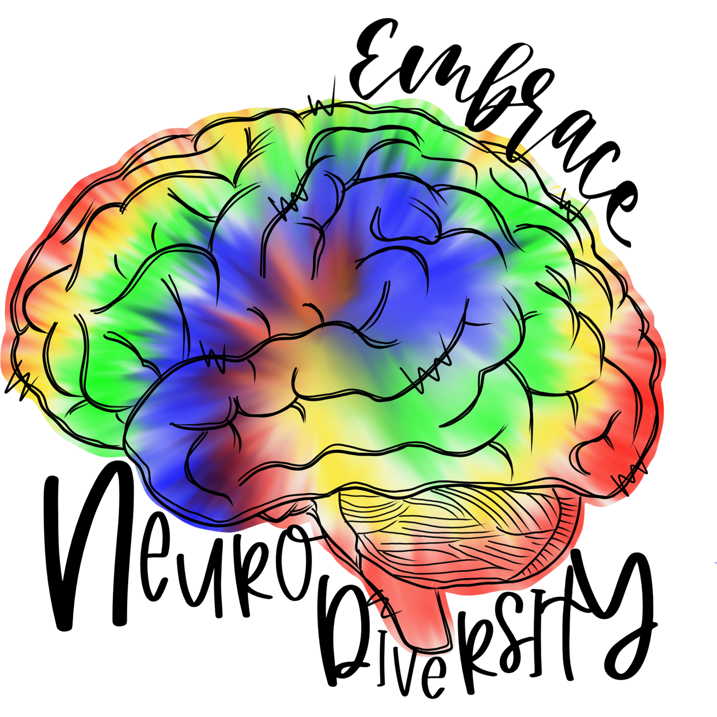 Embrace Neuro Diversity Vibrant Electroplated Puzzle
