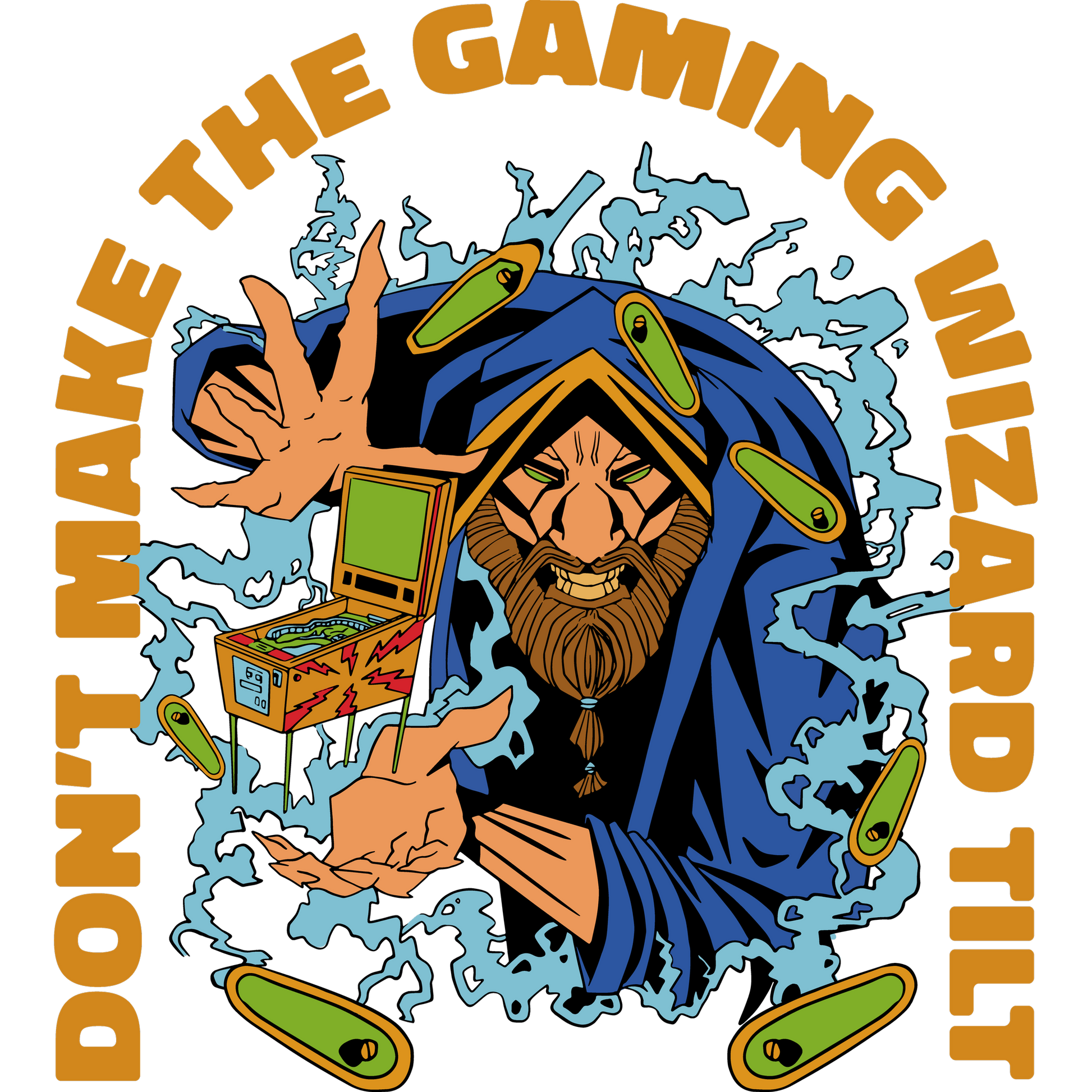 Don't Make the Gaming Wizard Tilt Graphic Tee
