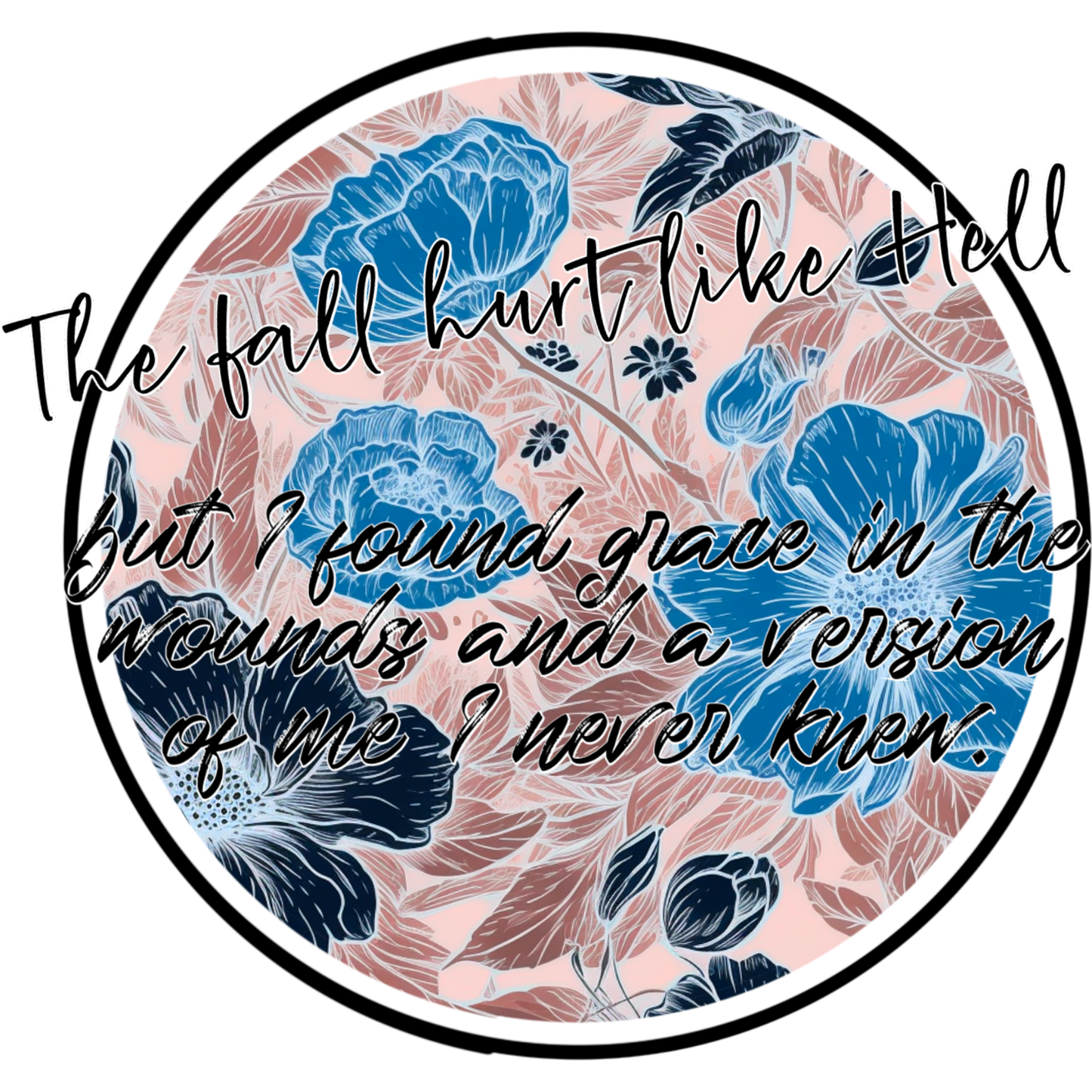 The Fall Hurt Like Hell Artistic Poster Design