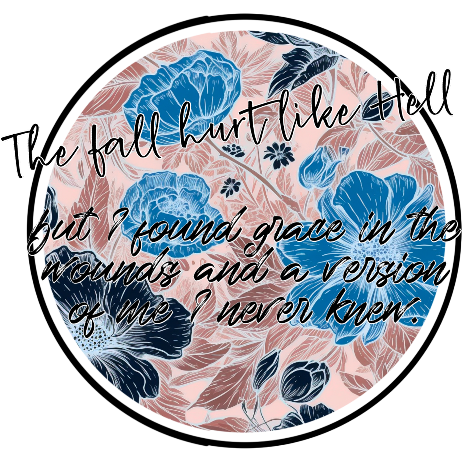 The Fall Hurt Like Hell Artistic Poster Design