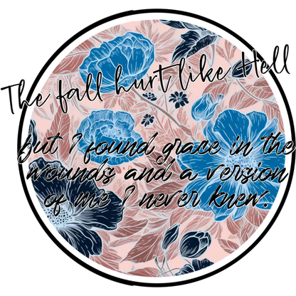 The Fall Hurt Like Hell Artistic Poster Design