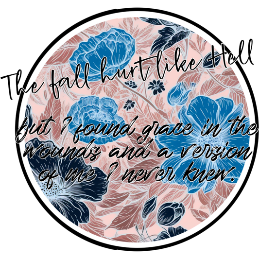 The Fall Hurt Like Hell Artistic Poster Design