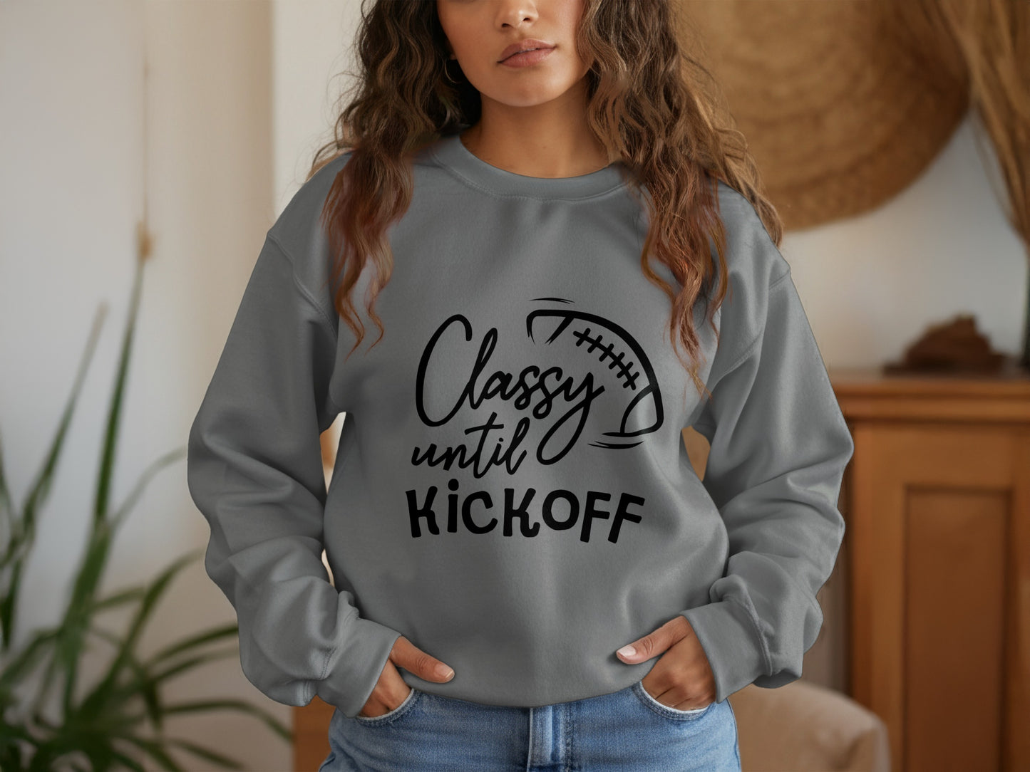 Classy Until Kickoff Long Sleeve Shirt product type