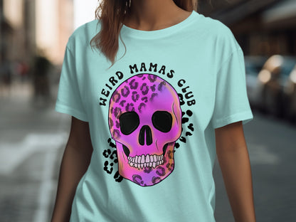 Weird Mamas Club Skull Design T-shirt product