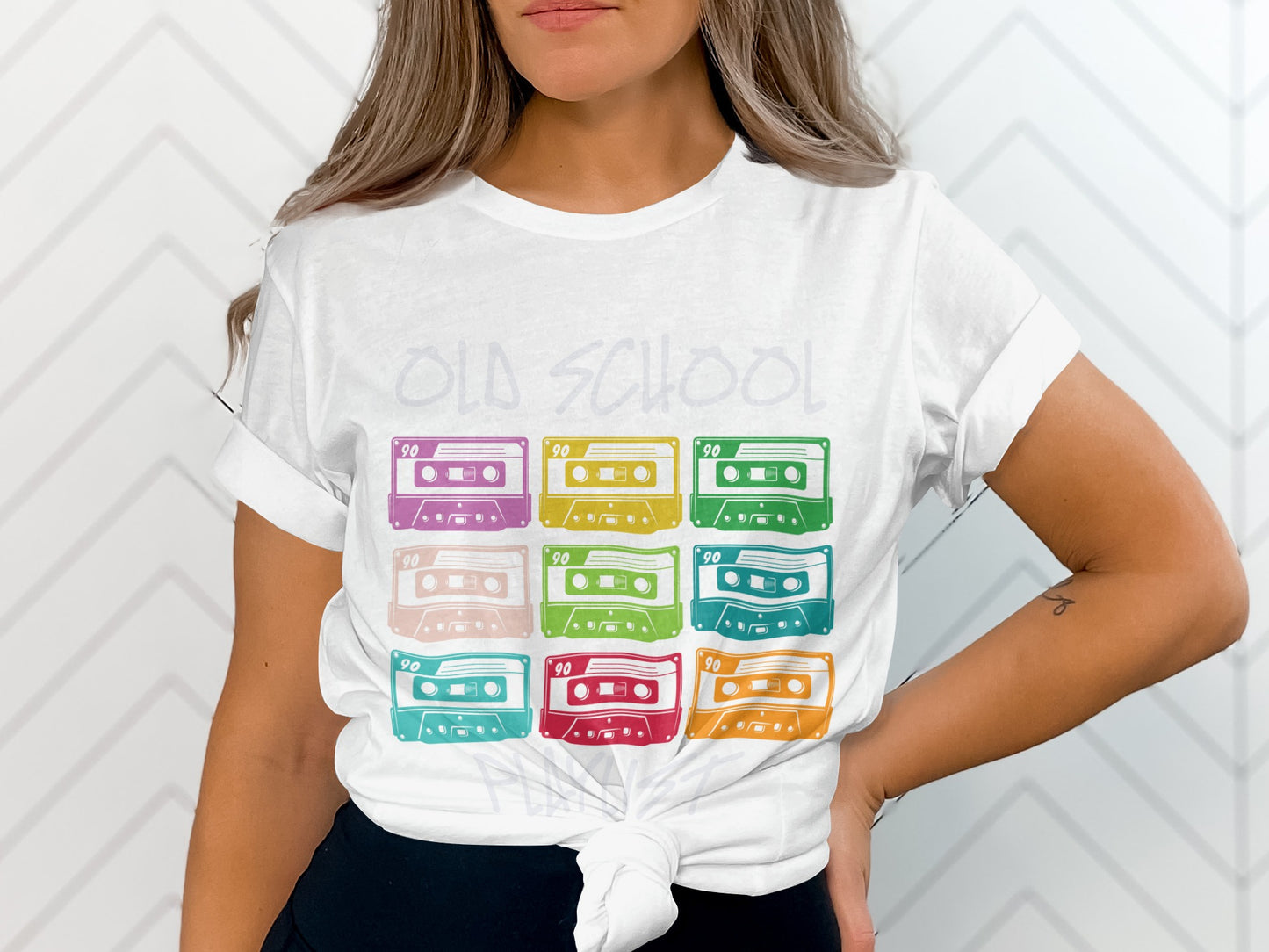 Retro Cassette Tape Design Old School T-shirt