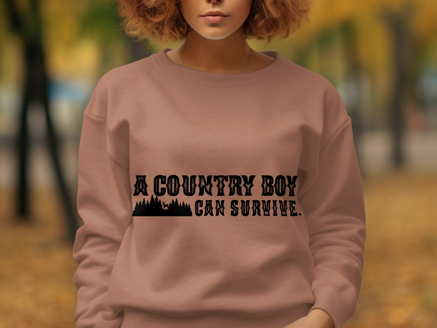 A Country Boy Can Survive Graphic Sweatshirt Product