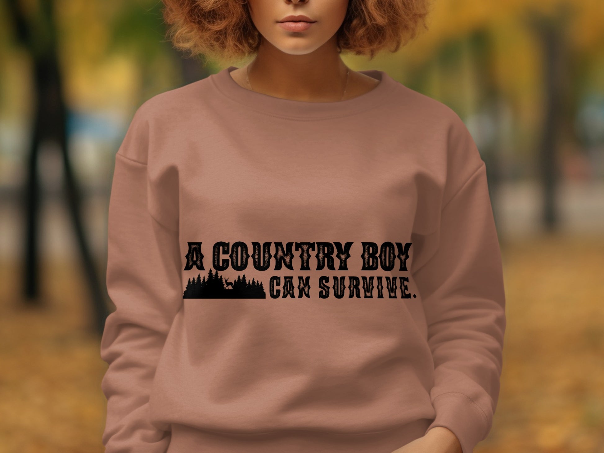 A Country Boy Can Survive Graphic Sweatshirt Product