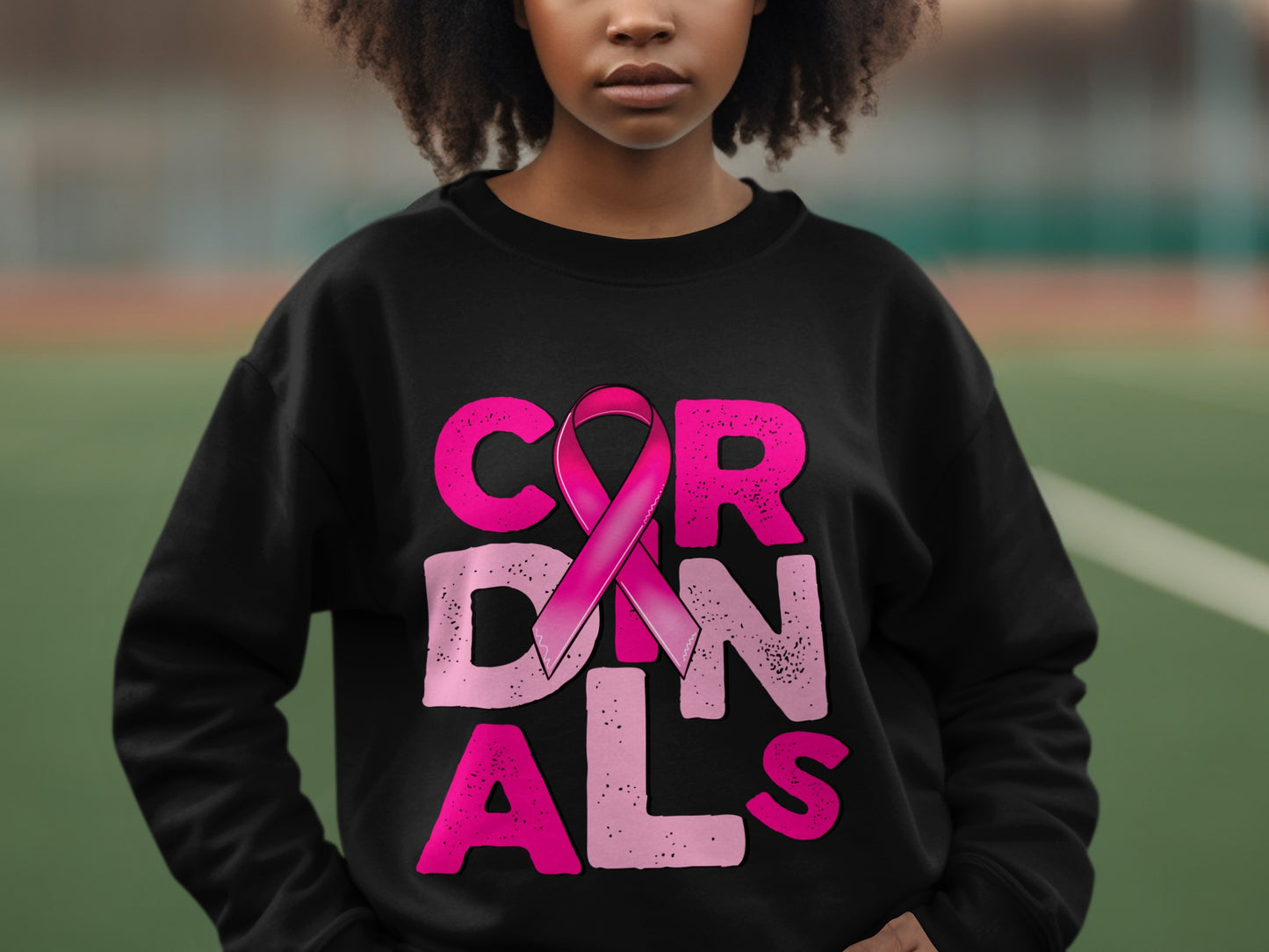 Cardinals Pink Ribbon Awareness Sweater