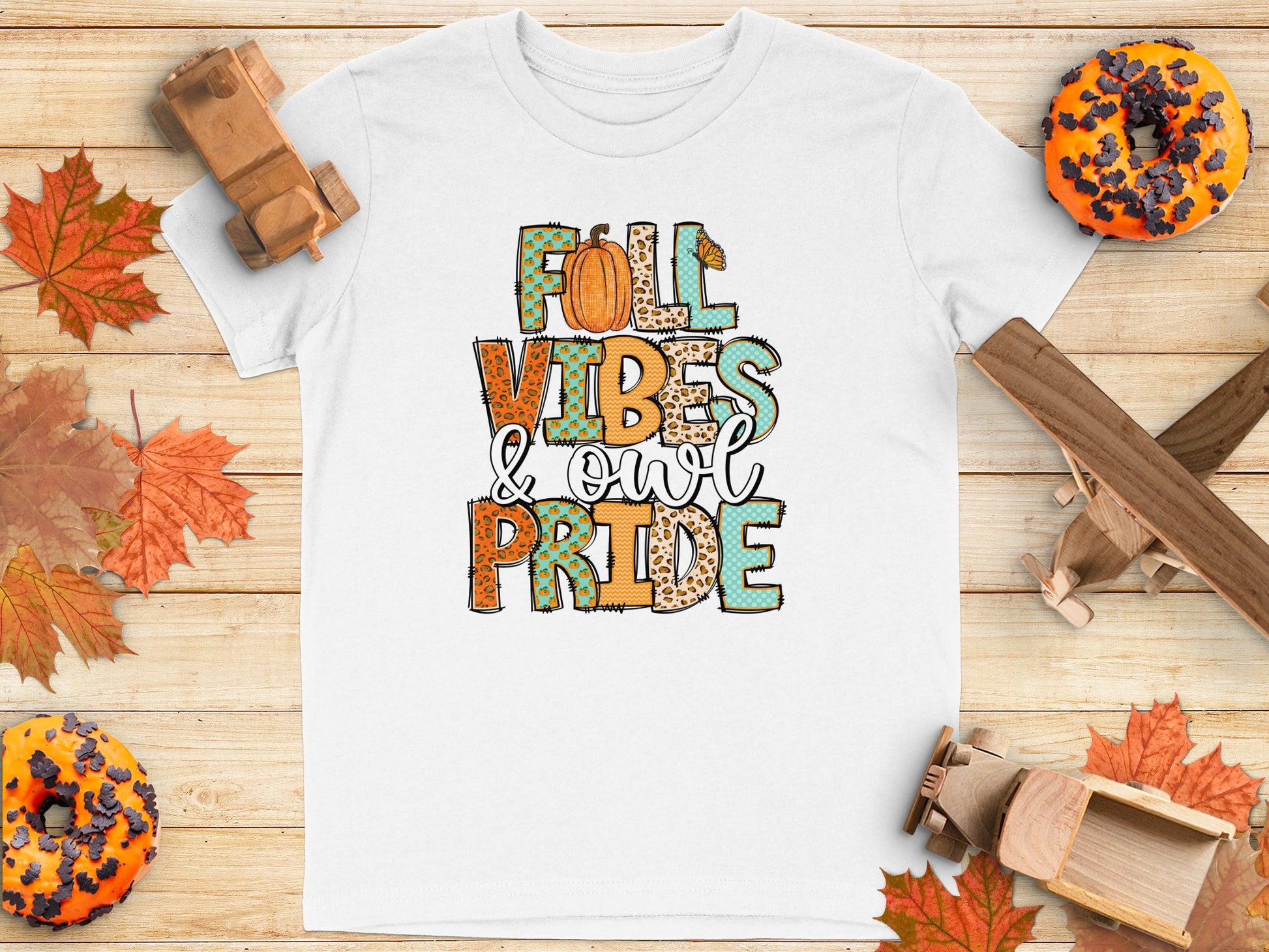 Fall Vibes & Owl Pride Graphic Tee