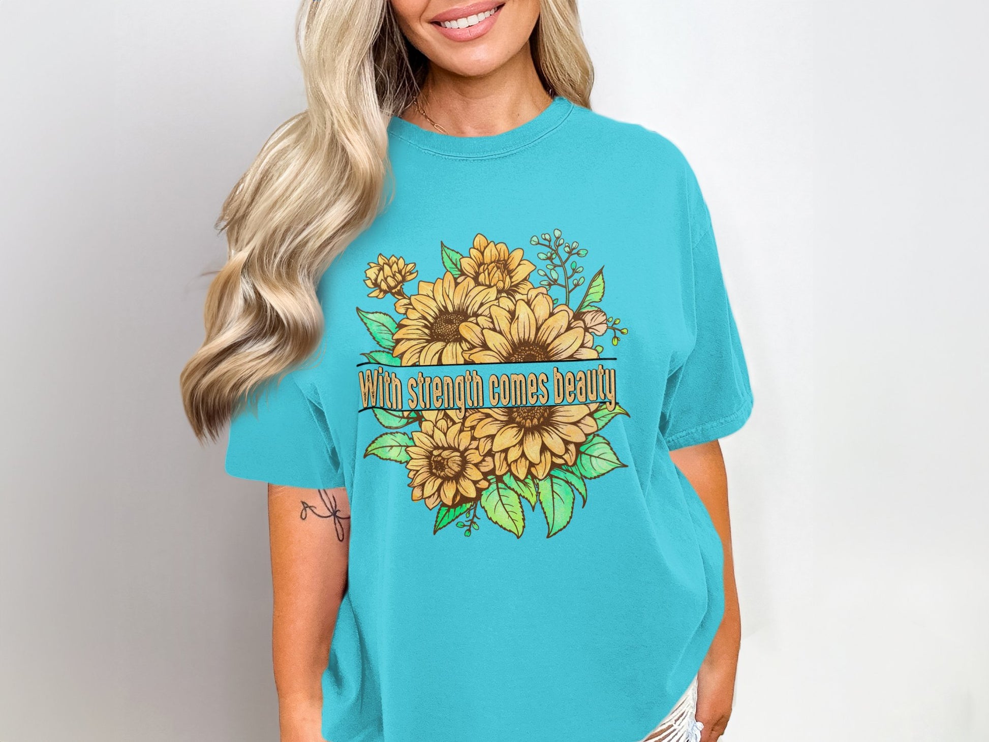 With Strength Comes Beauty Graphic Tee