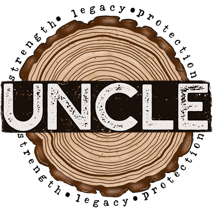 Strength Legacy Protection UNCLE Wood-Themed Design