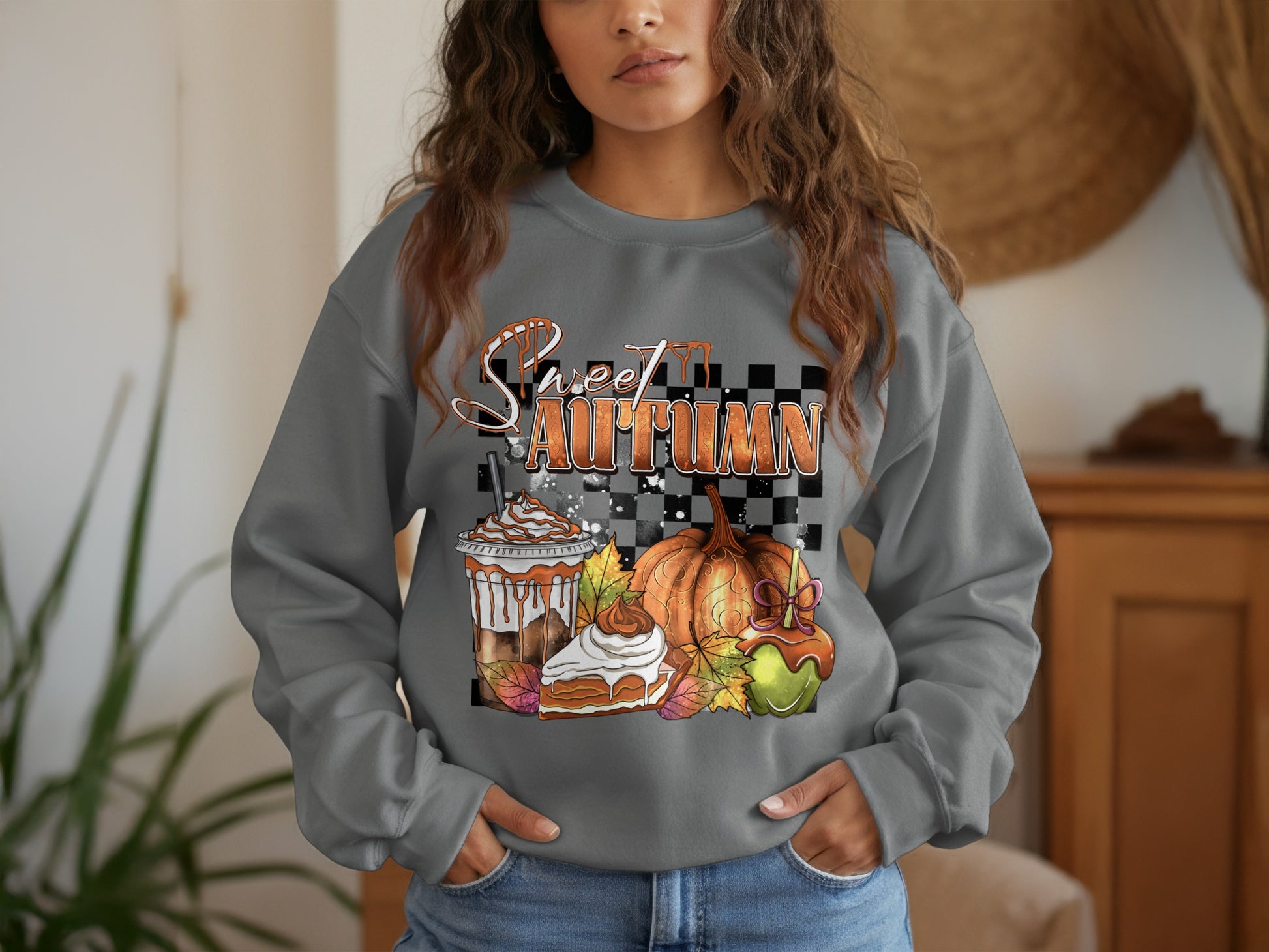 Sweet Autumn Graphic Long Sleeve Tee Fashion