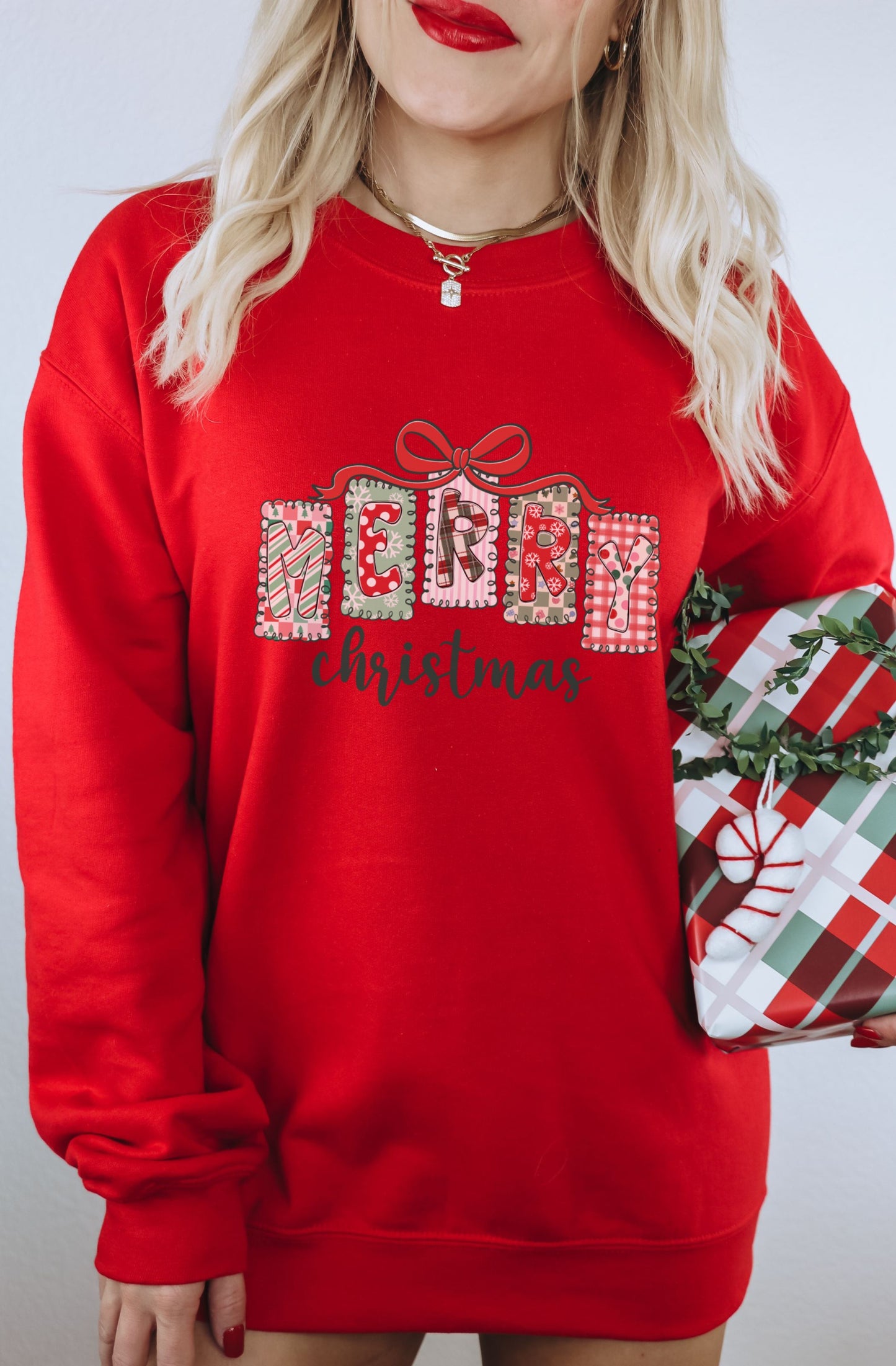 Merry Christmas Red Holiday Sweatshirt product
