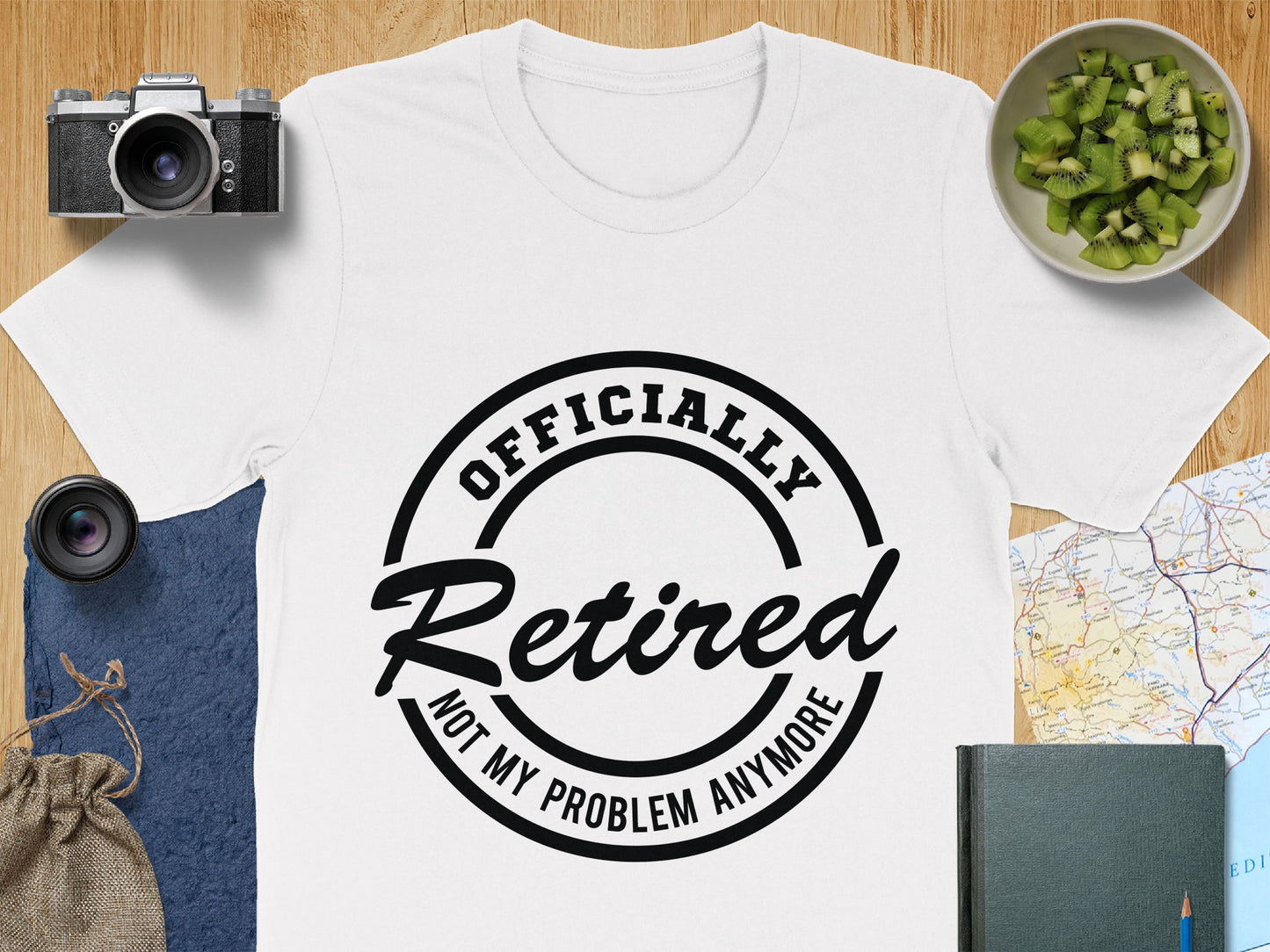 Officially Retired Not My Problem Anymore t-shirt