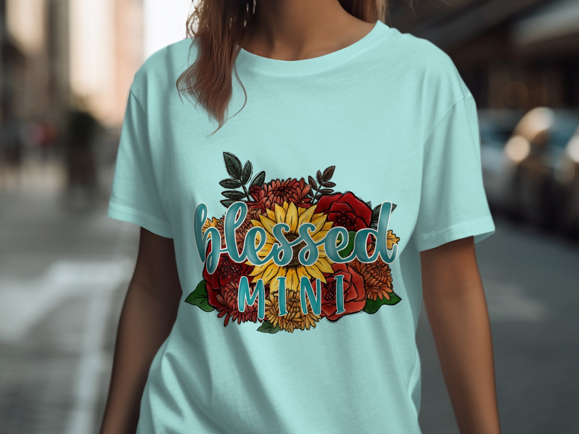 Blessed Mimi Floral Graphic T-Shirt