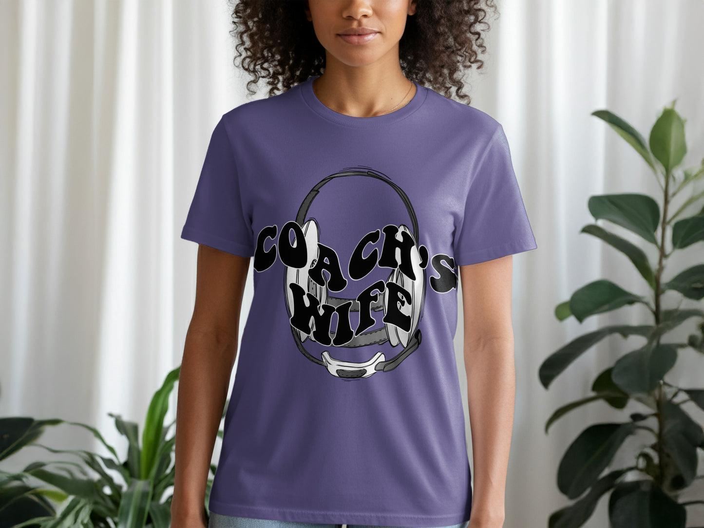 Coach's Wife Graphic Tee Shirt
