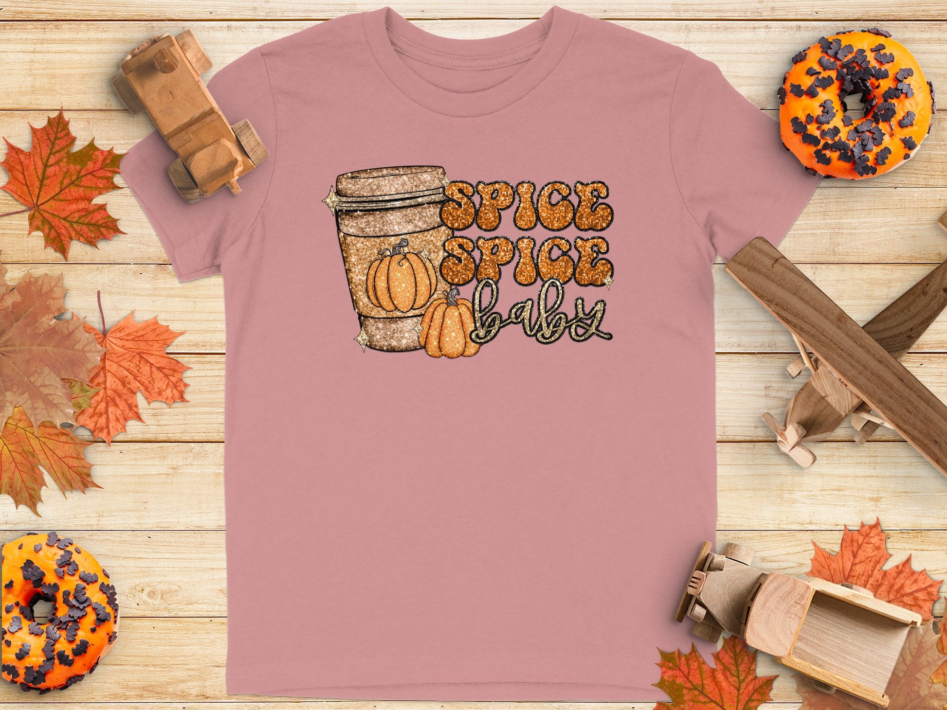 Spice Spice Baby Pumpkin Coffee Graphic T-Shirt