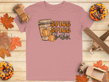 Spice Spice Baby Pumpkin Coffee Graphic T-Shirt