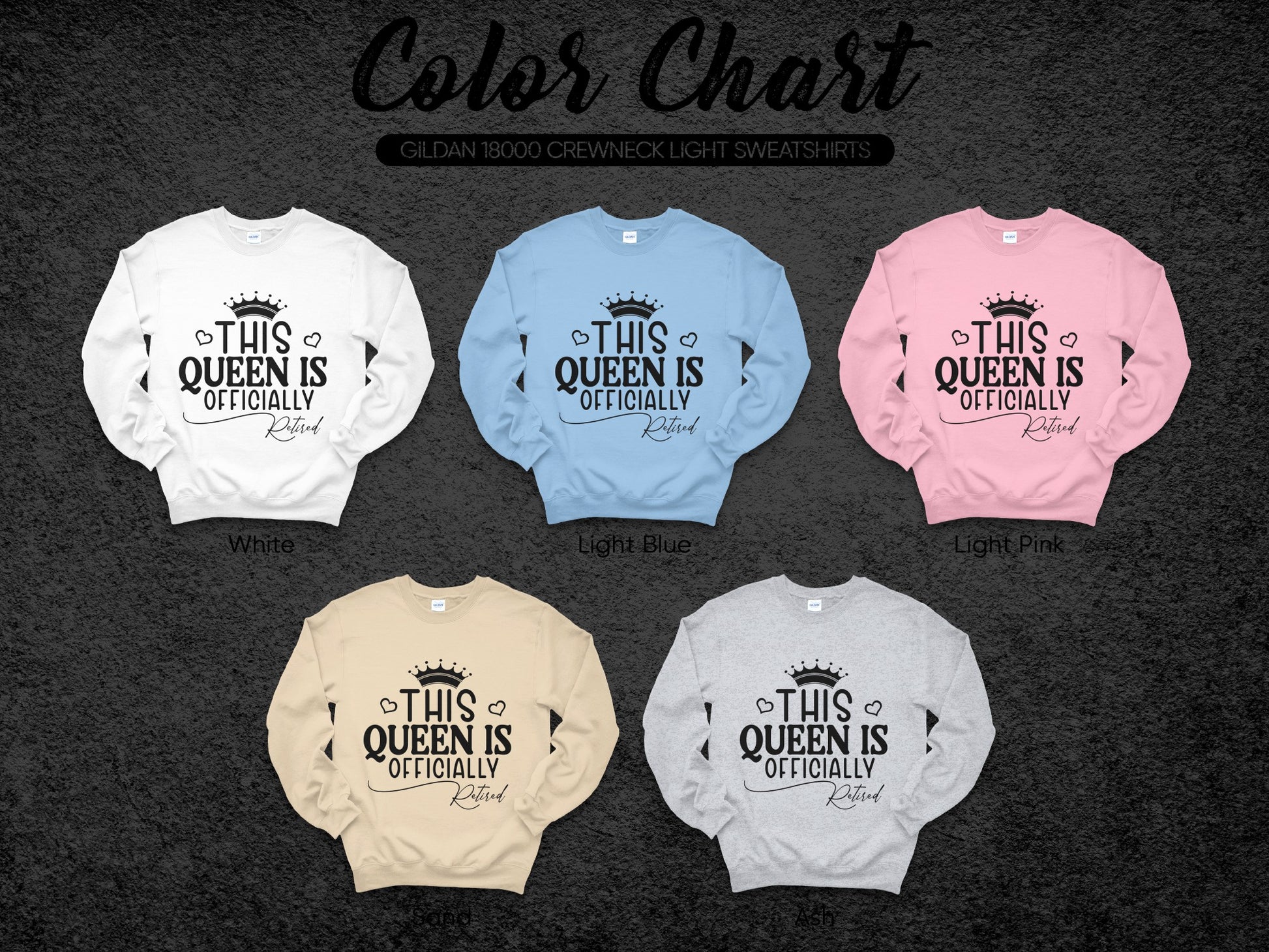 This Queen Is Officially Retired Sweatshirt