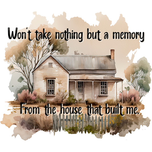 Nostalgic Memories from the House Wall Art Decor