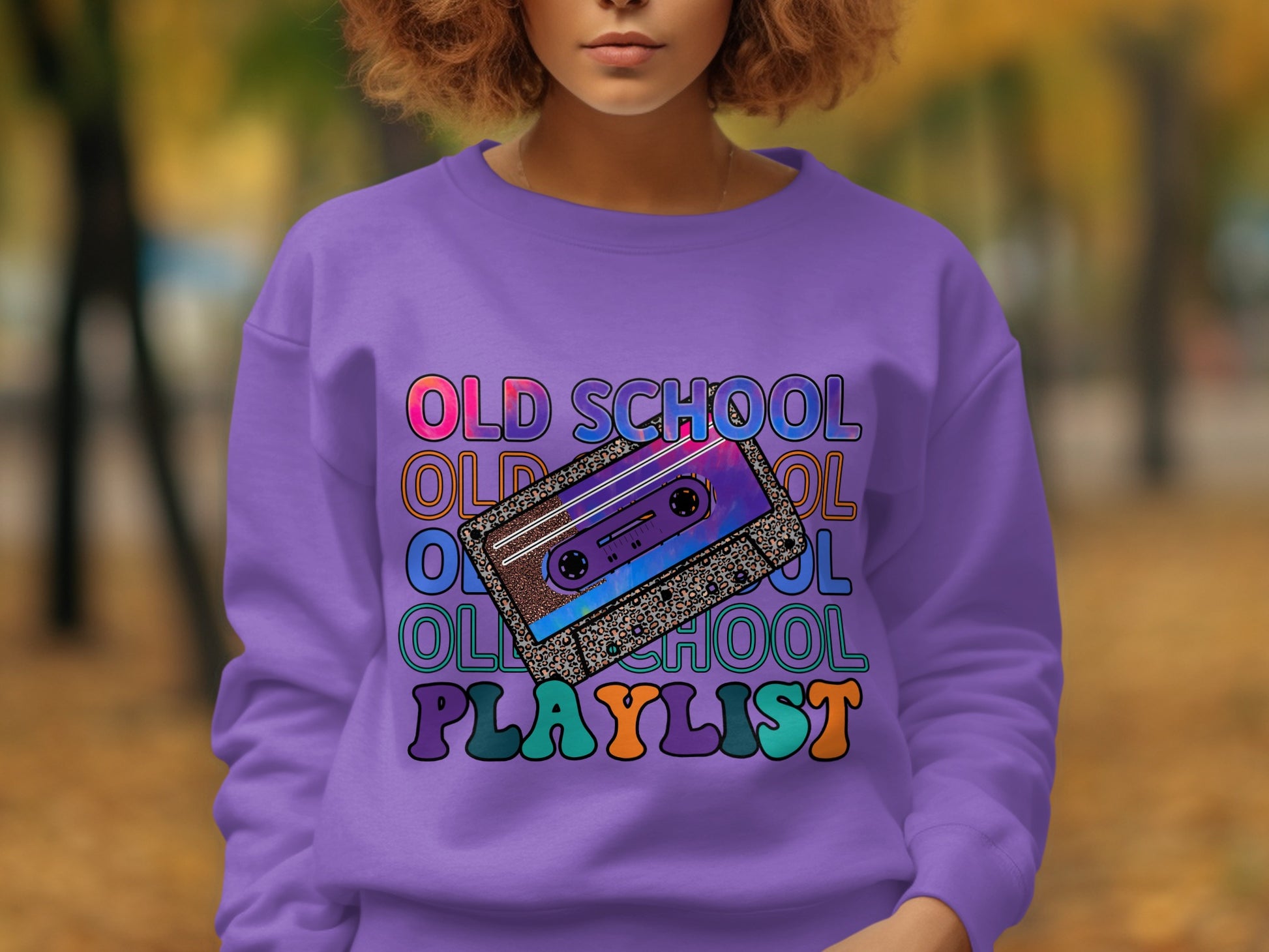 Old School Playlist Cassette Cool Retro Inspired Top