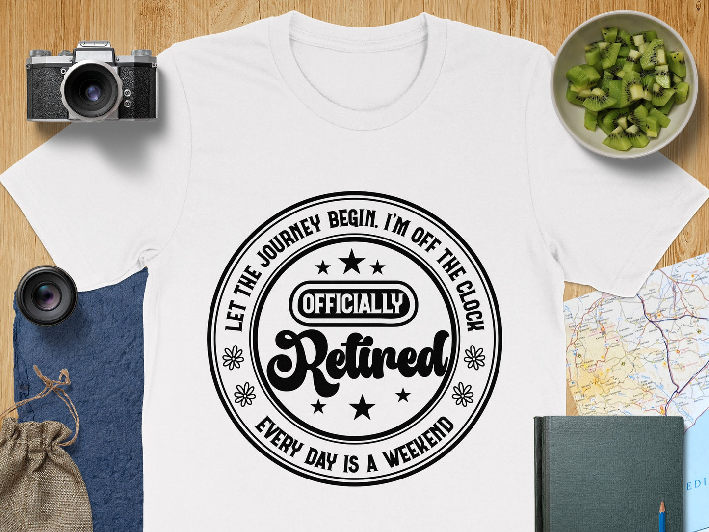 Let the Journey Begin I'm Off the Clock Retired T-shirt