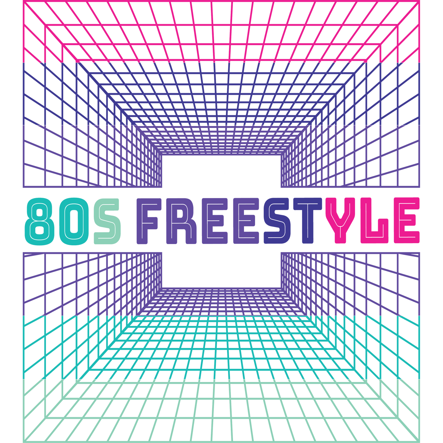 80s Freestyle Geometric Neon Design product