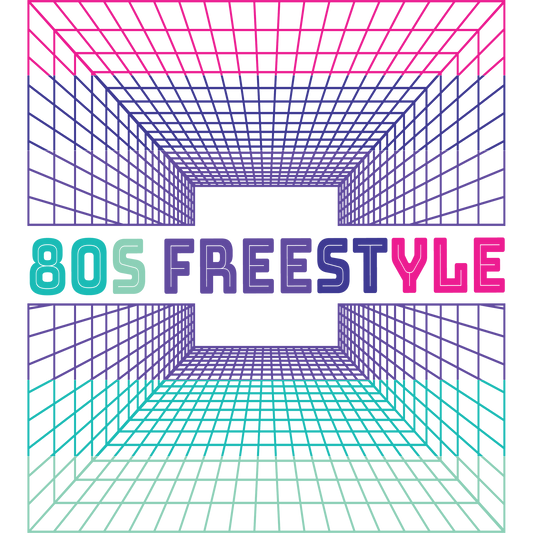 80s Freestyle Geometric Neon Design product