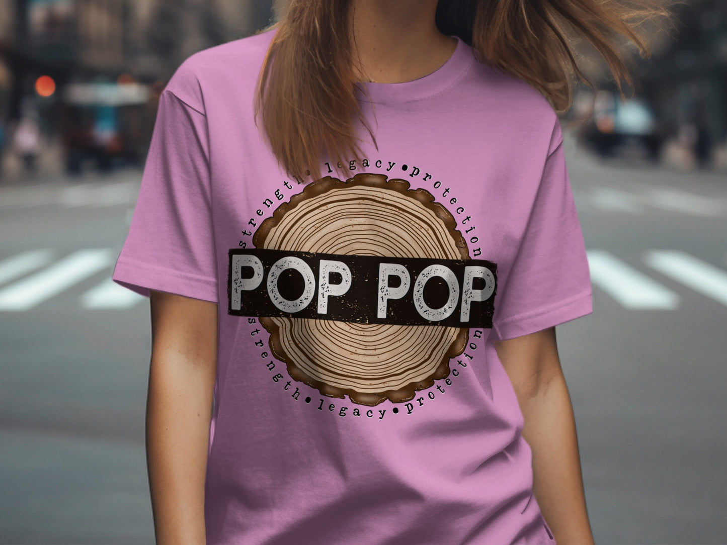 Pop Pop Strength Legacy Protection Graphic T-Shirt