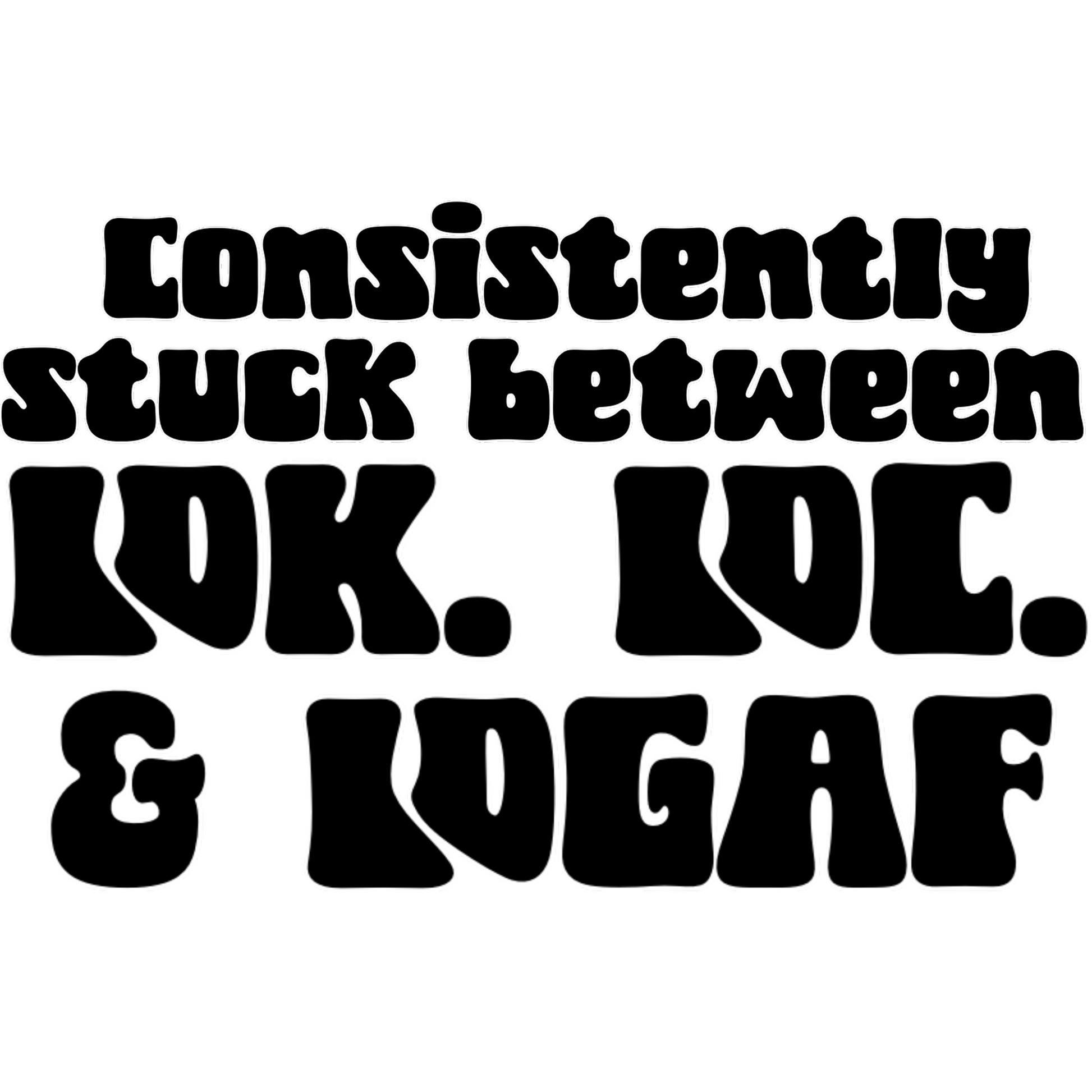 Consistently Stuck Between LOK LOC LOGAF product