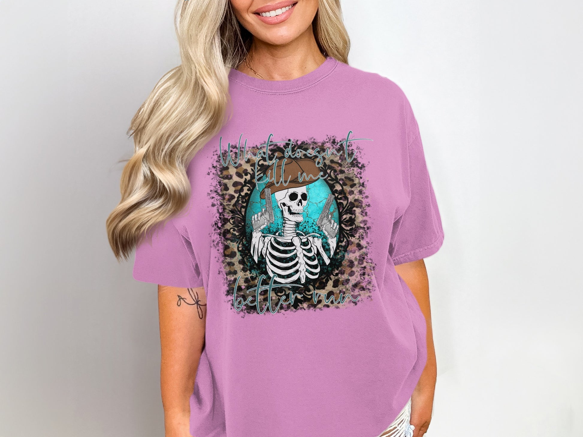 When Life Gives You Lemons Skeleton Graphic Shirt