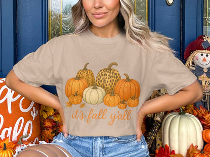 It's Fall Y'all with Pumpkins T-shirt