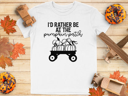 I'd Rather Be at the Pumpkin Patch T-shirt