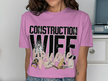 Construction Wife Bougie Graphic T-Shirt