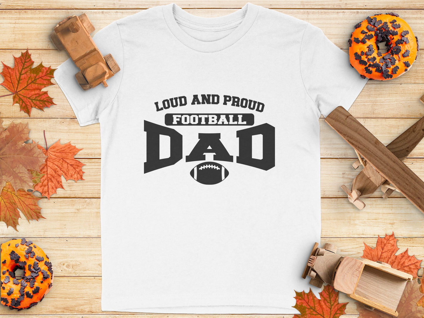 Loud and Proud Football Dad Shirt product type