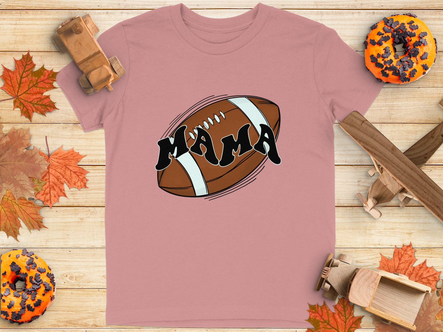 Mama Football Graphic Tee shirt product type