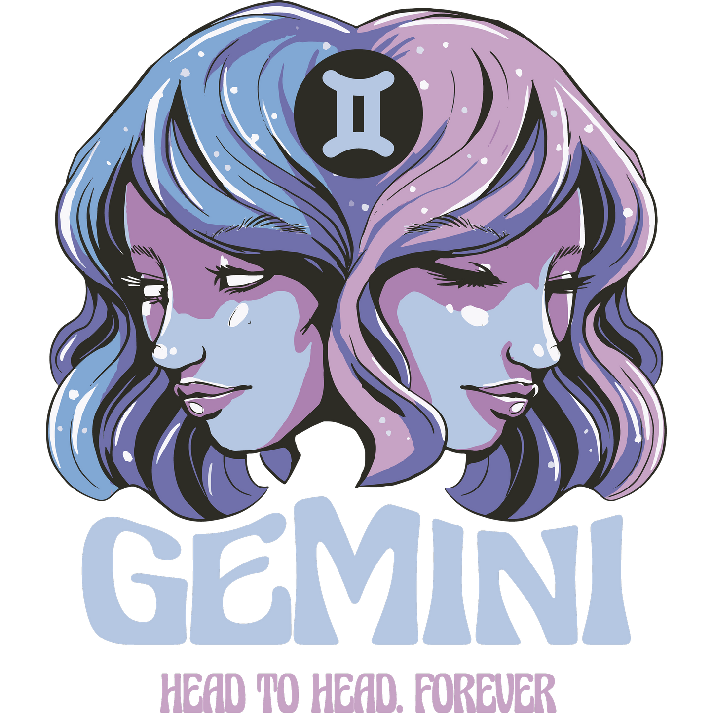 Gemini Head to Head Forever Design Shirt