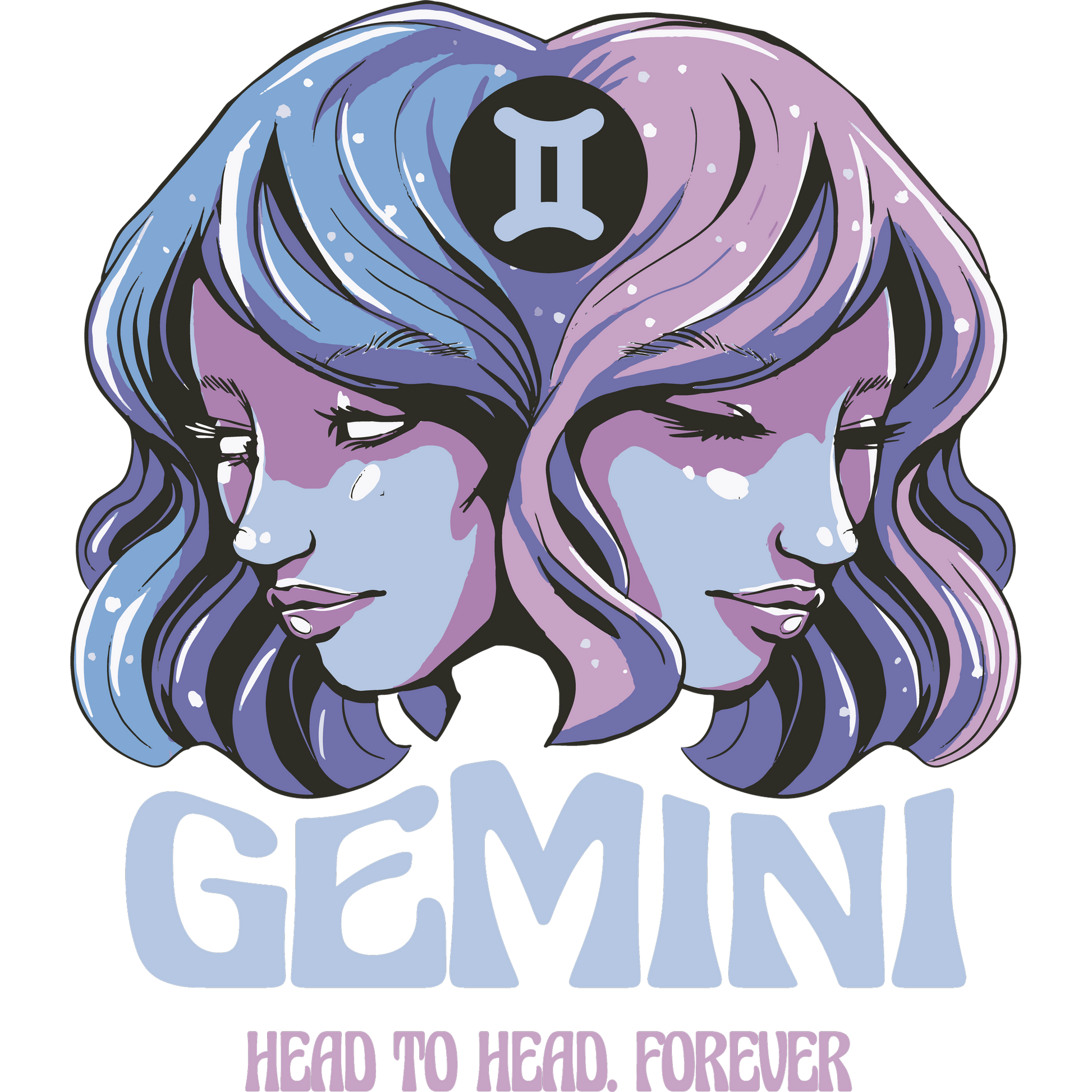Gemini Head to Head Forever Design Shirt