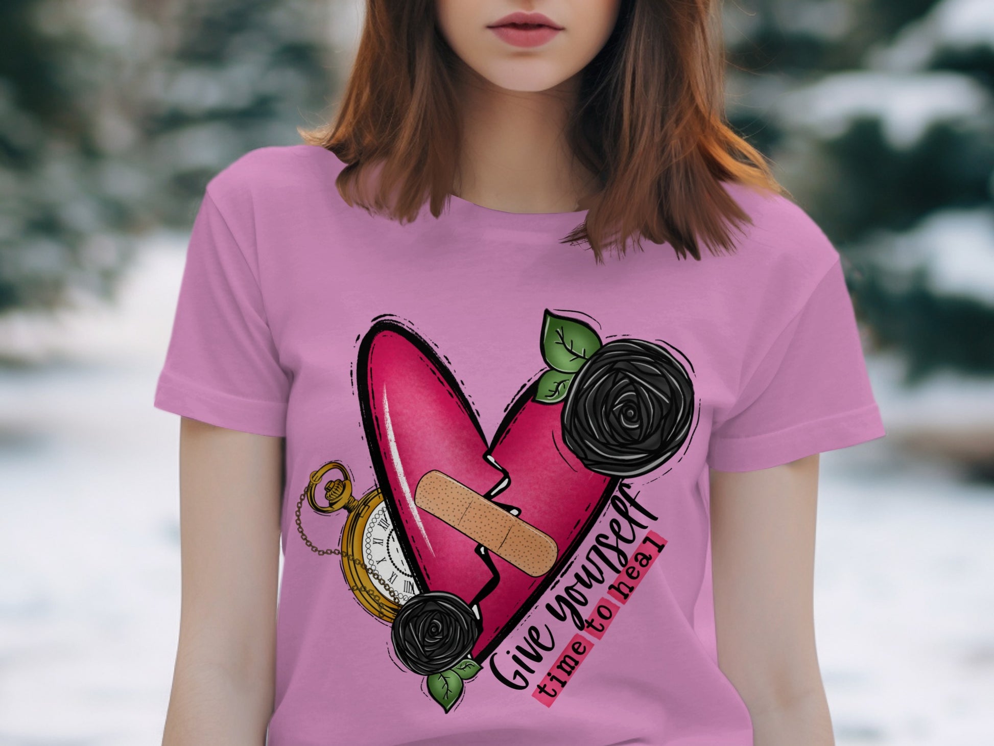 Give Yourself Time To Heal Shoe T-shirt