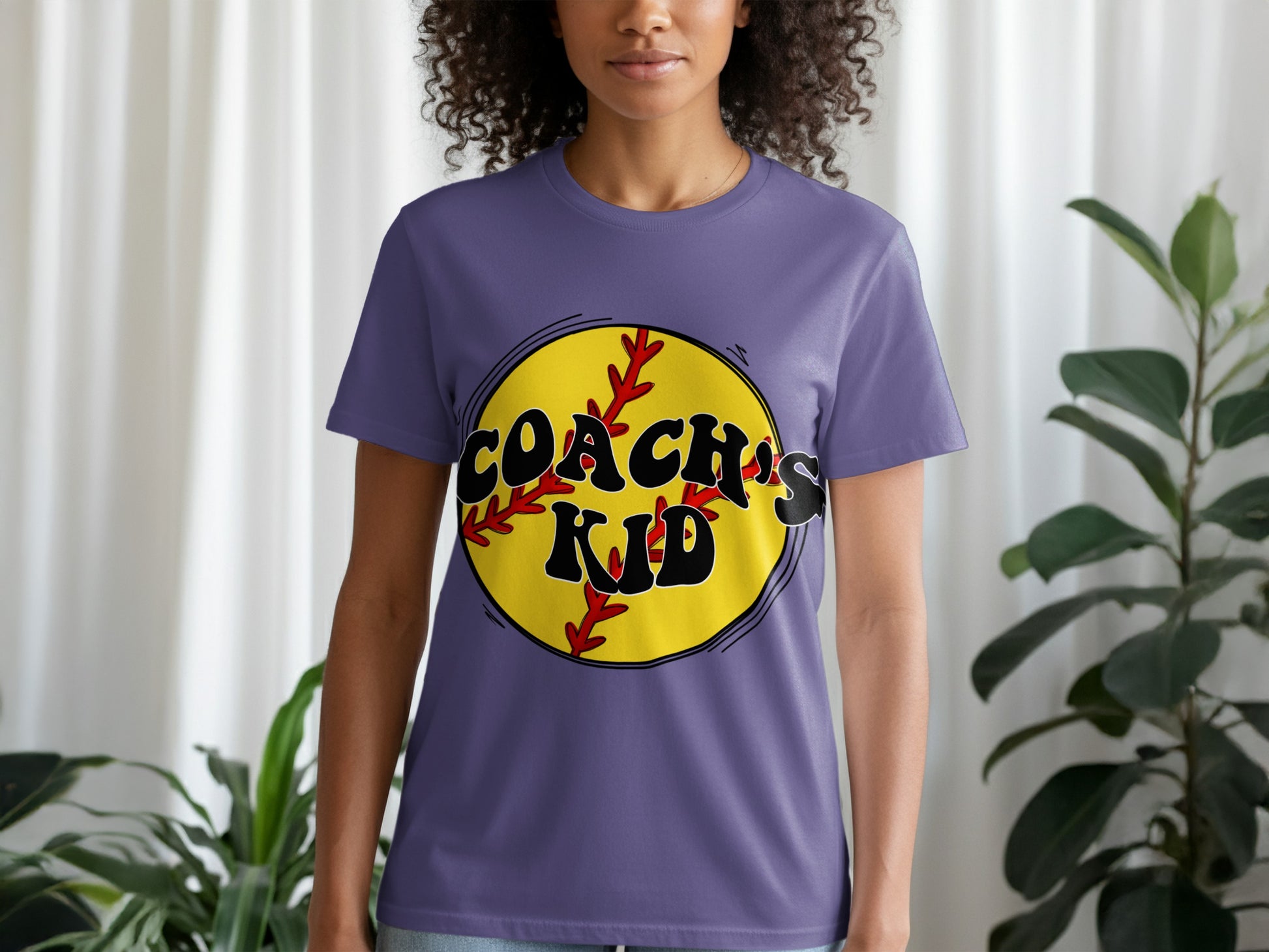 Coach's Kid Graphic Printed Tee Shirt