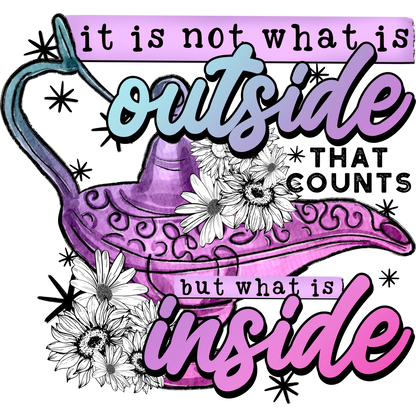 It Is Not What Is Outside That Counts Inside product