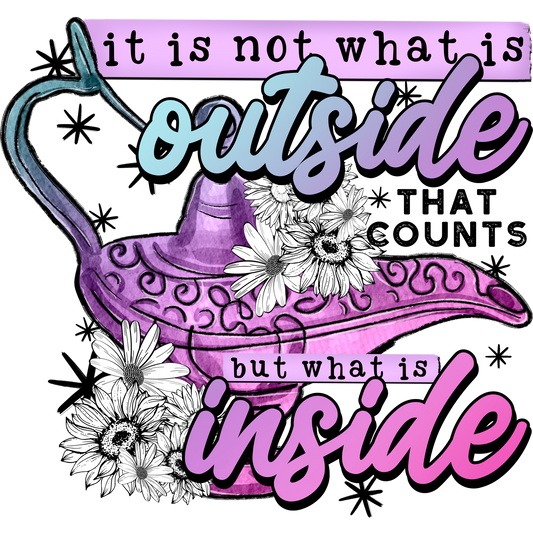 It Is Not What Is Outside That Counts Inside product