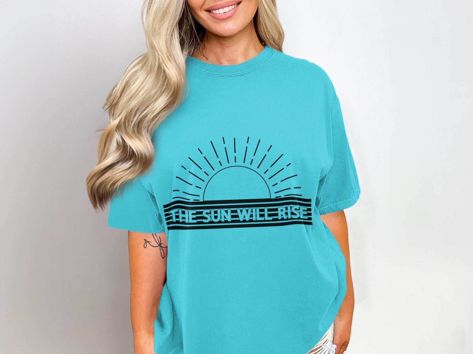 The Sun Will Rise Graphic Tee for Casual Style